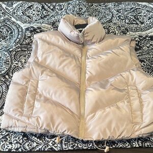 Charlotte Russe Beige Puffer Vest